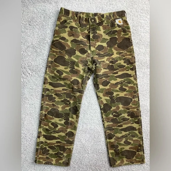 Carhartt | Pants | Vintage Carhartt Pants Frogskin Camouflage 0